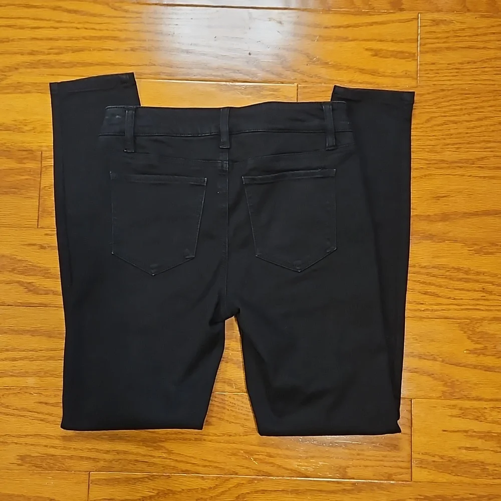 Black Harper Jeans with Zipper Pockets - Picture 4 of 8